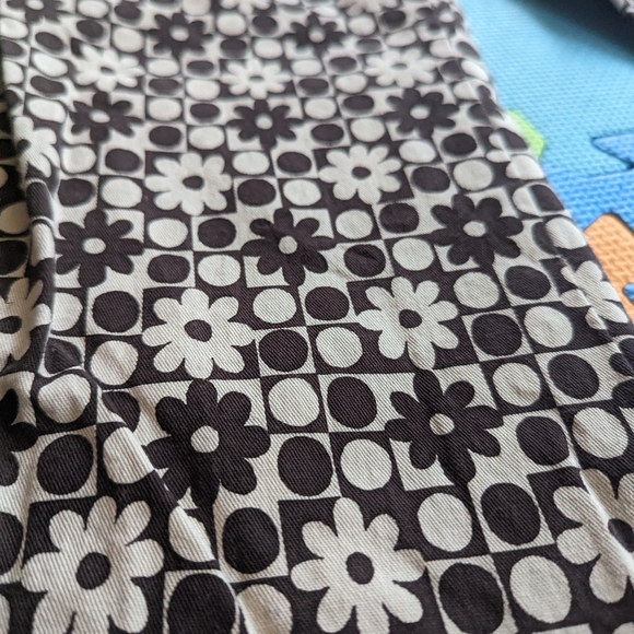 MOTEL ROCKS Brown and White Patterned Pants - Picture 4 of 6